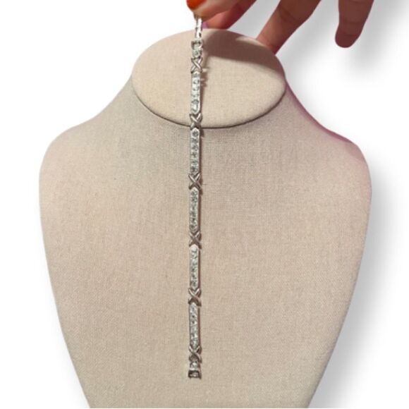 Vintage Napier  Cubic Zirconia Tennis Bracelet - Picture 1 of 3